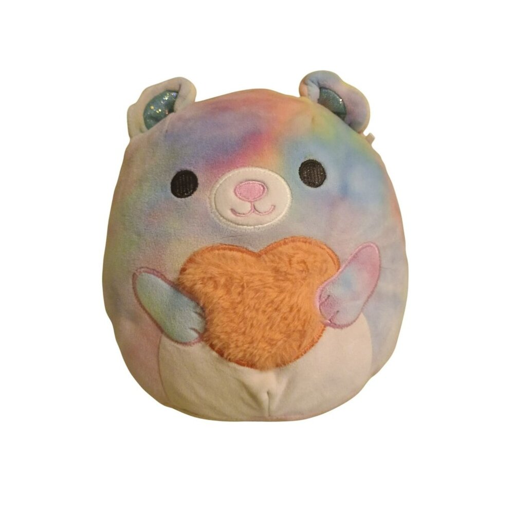 Squishmallows Cyrena the Tie-Dyed Bear‎ 8" Stuffed Plush Valentines 2024